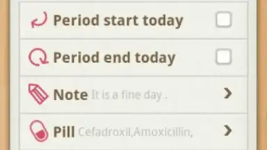 Period Calendar скриншот 2