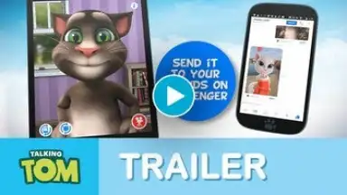 Talking Tom for Messenger скриншот 1