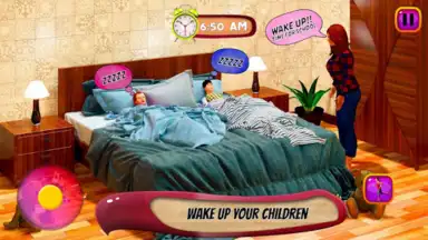 Virtual Mother Life Simulator - Baby Care Games 3D скриншот 4