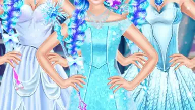 Ice Queen Makeup Dress Up скриншот 4