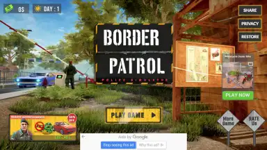 Border Patrol Police Game скриншот 1