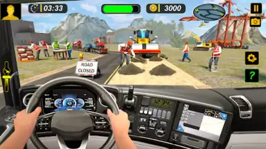 Road Construction Simulator 3D скриншот 3