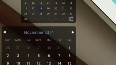 Month Calendar Widget скриншот 10