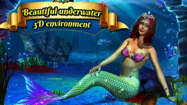 Cute Mermaid Simulator 3D скриншот 2