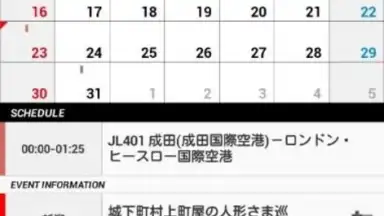 JAL Schedule скриншот 4