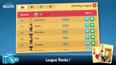 Belote en ligne скриншот 13