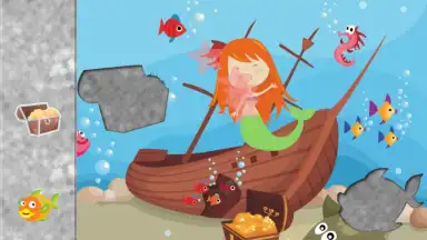 Mermaid Puzzles for Toddlers скриншот 6