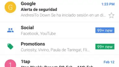 Gmail GO скриншот 7