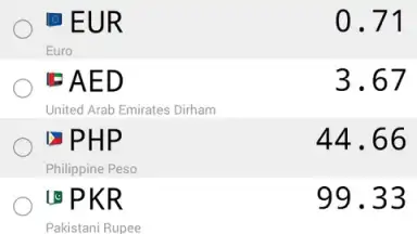 Daily Currency Rates скриншот 8