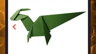 Origami dinosaurs paper shapes скриншот 6