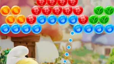 Smurfs Bubble Story скриншот 5