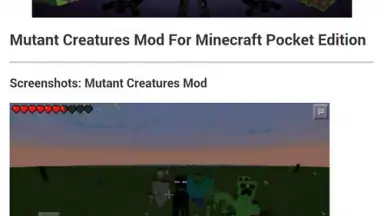 Mods Minecraft PE PRO скриншот 1