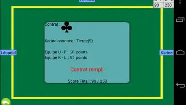 Belote Online скриншот 5