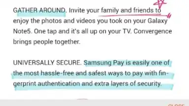 Samsung Write on PDF скриншот 2