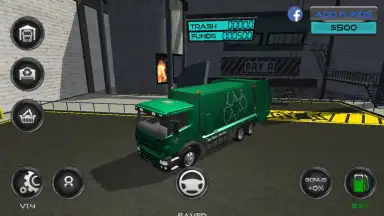 Trash Truck Simulator скриншот 5