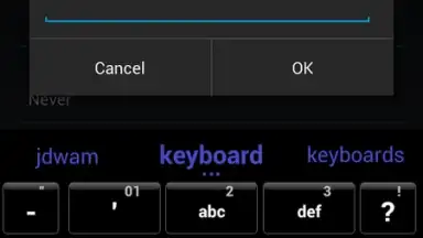 Jelly Bean Keyboard 4.3 скриншот 5