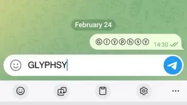 Glyphsy – Stylish Keyboard скриншот 5