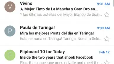 Gmail GO скриншот 4