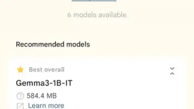 Google AI Edge Gallery скриншот 12