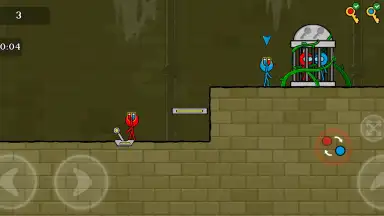 Red and Blue Stickman скриншот 4