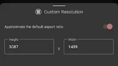Pixels: Resolution+DPI Changer скриншот 5