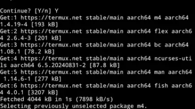 Termux скриншот 2