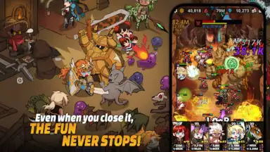 Loop Dungeon: Idle RPG скриншот 3