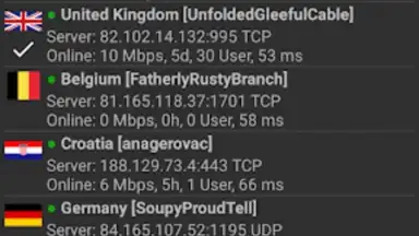 VPN Servers скриншот 2