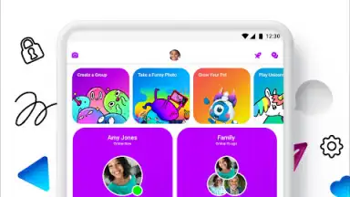 Facebook Messenger Kids скриншот 14