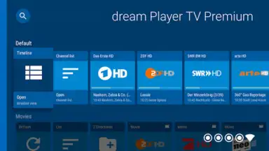 dream Player IPTV for Android TV скриншот 2