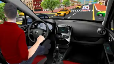 Taxi Games Driving Car Game 3D скриншот 2