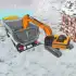 Snow Excavator Construction 3D apk
