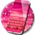 Pink Keyboard Hearts Glow apk